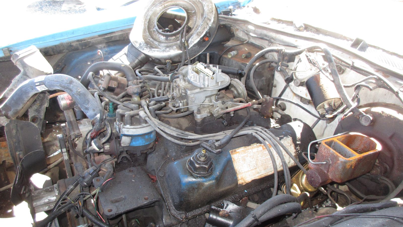 1979 Ford Ranchero 500 was related to the T-bird, now a Junkyard